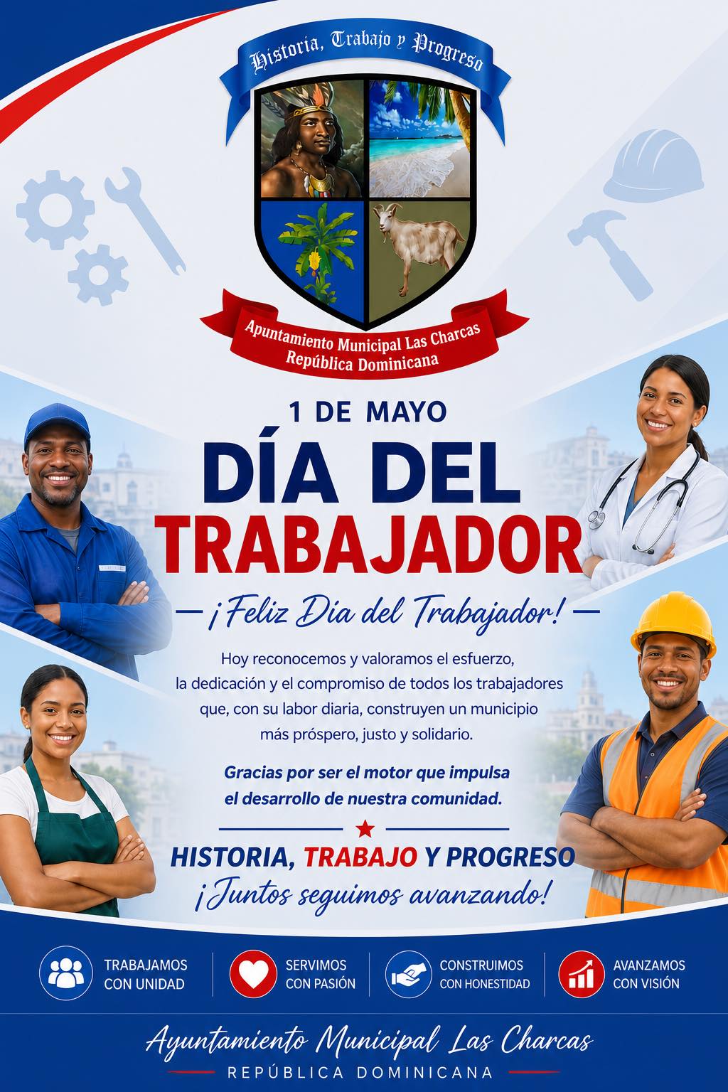 ¡Feliz día del trabajador!
